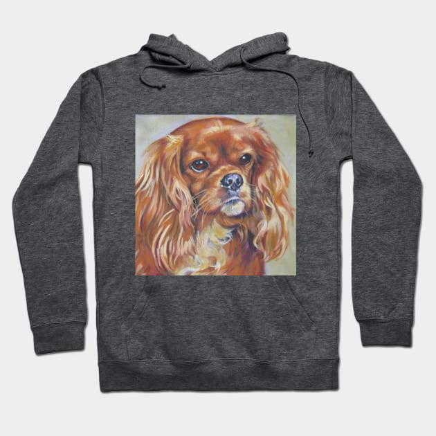 cavalier king charles spaniel fine art painting Hoodie by LASHEPARD